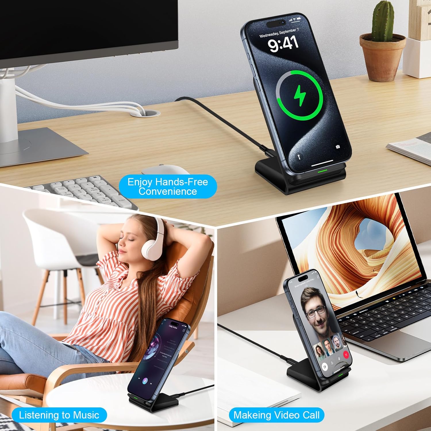 Thumbnail 5 de Samsung Wireless Charger Fast Charging Stand 15W