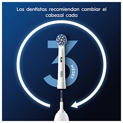 Detalle 2 de Oral-B Sensitive Clean Cabezales de Recambio Originales (Blanco) – Pack de 10