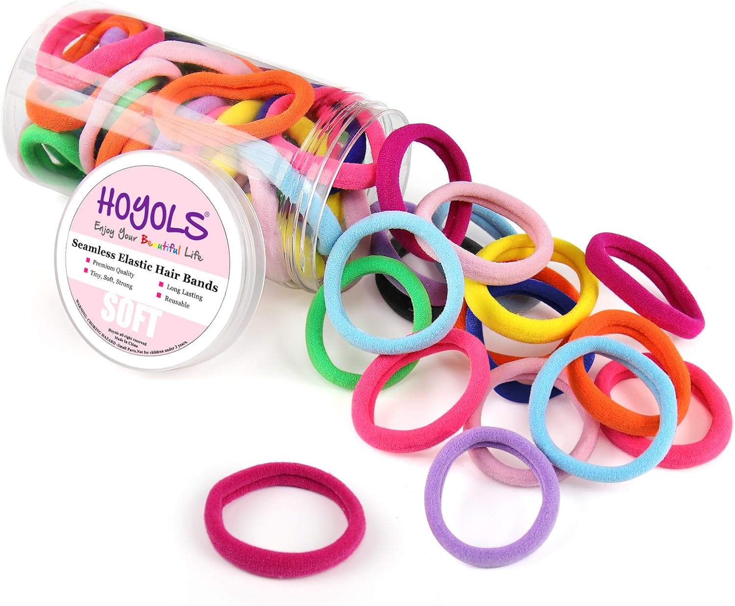 HOYOLS élastiques cheveux, lot de 100