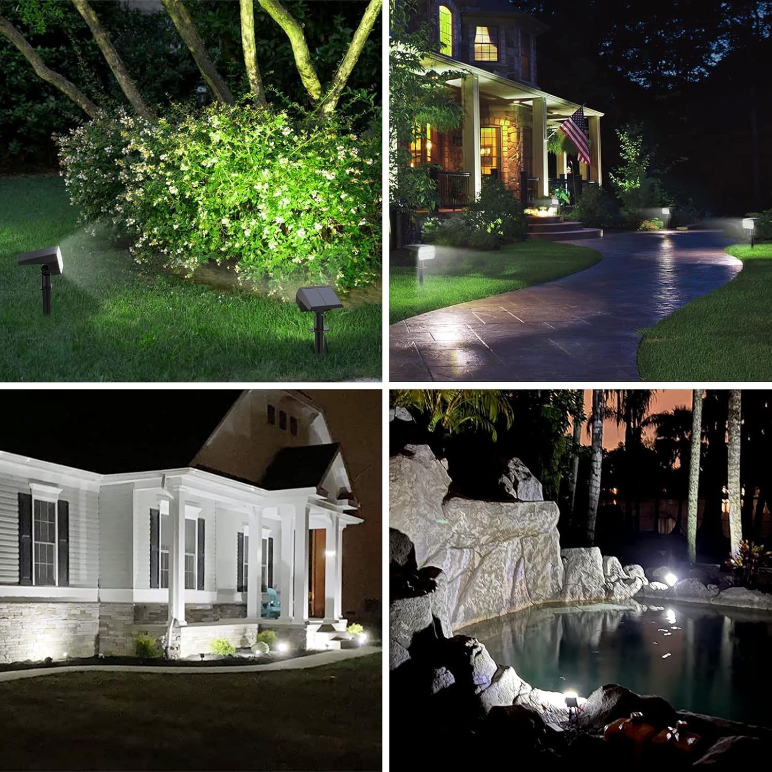 Thumbnail 6 de Flaow Solar Garden Lights 65 LED Spot Lights ⌁