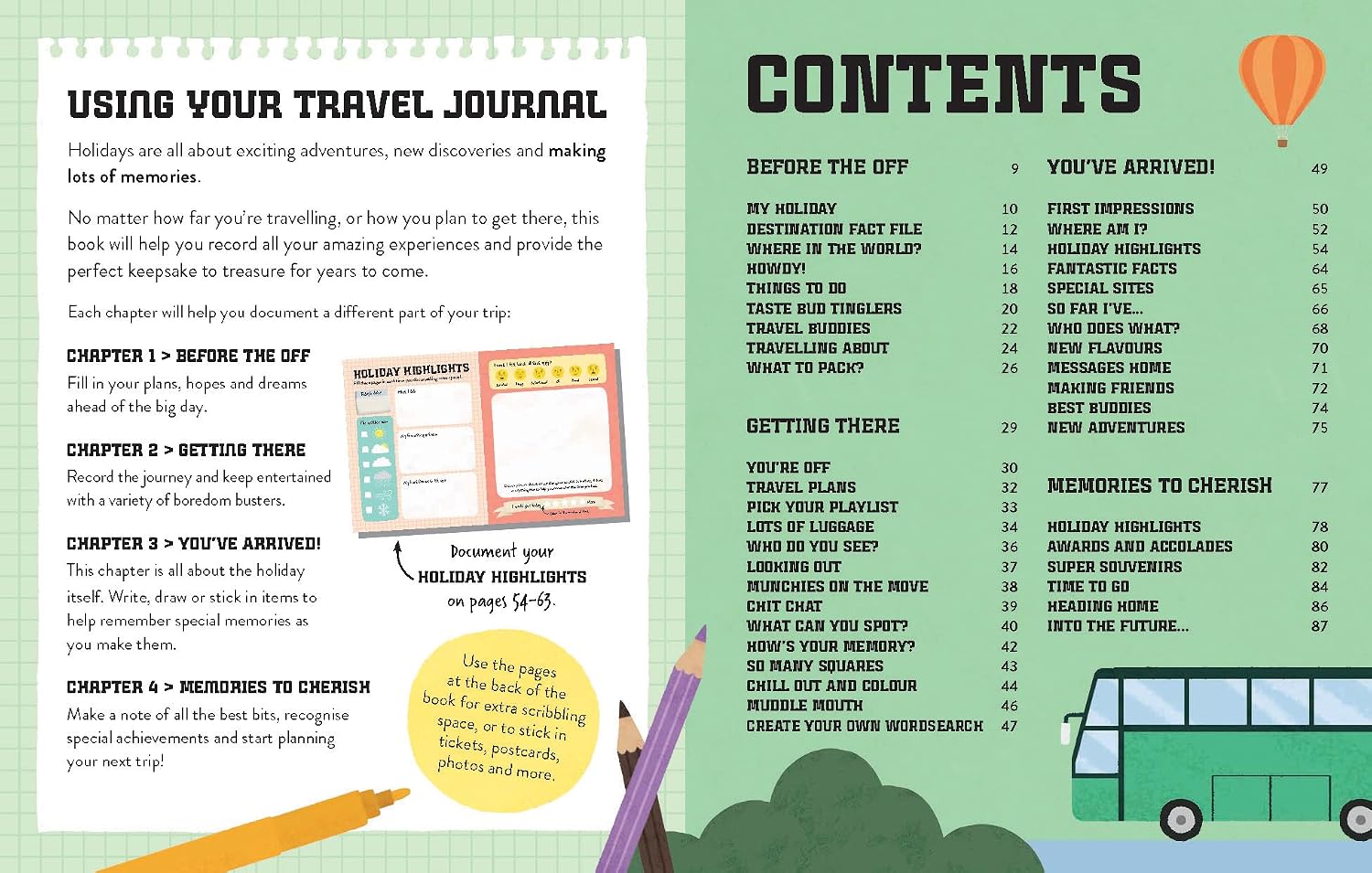 Thumbnail 1 de Lonely Planet Create Your Own Travel Journal for Kids: Activities & Prompts