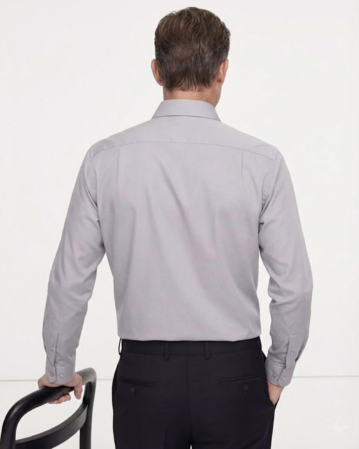 Thumbnail 2 de Liloak Pack Mens Dress Shirts: Classic Long Sleeve Button Down