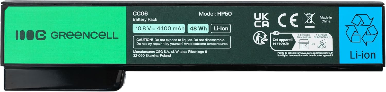 Detalle de Green Cell batteria per notebook HP 10,8V