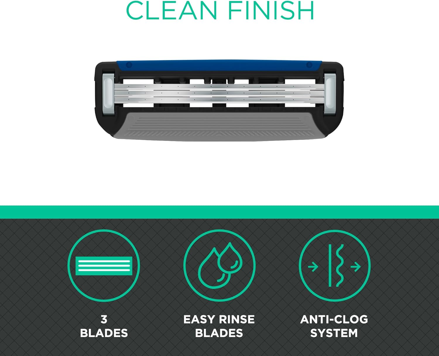 Thumbnail 2 de by Amazon Men's 3 Blade Razor with 19 Cartridges – A pragmatic, all-in-one grooming option