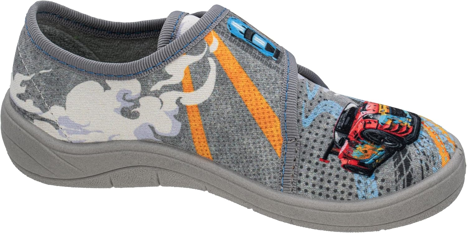Thumbnail 1 de Fischer Markenschuh Jungen TimHausschuh – Kinderschuh mit Rennwagen-Design