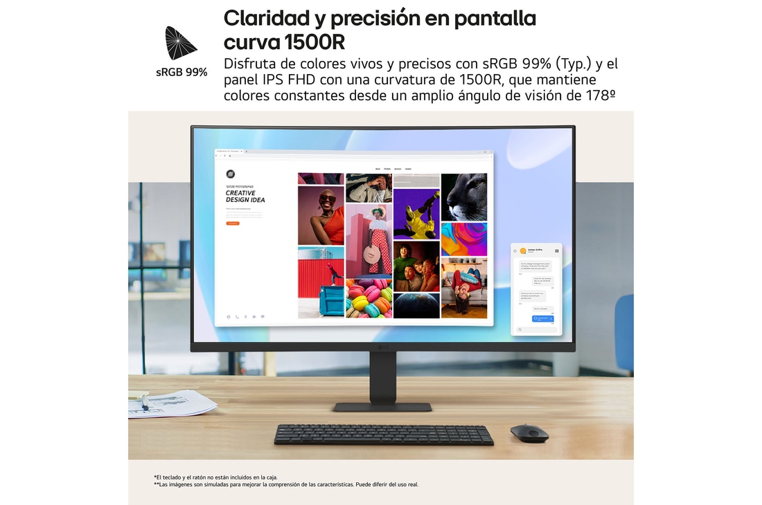 Thumbnail 2 de LG 27U421A-B OUTLET Monitor 27" FHD 100 Hz