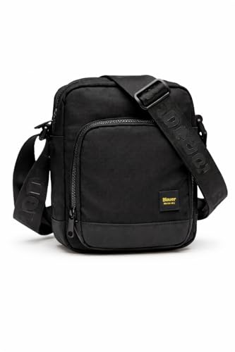 Detalle de Blauer Borsello Body S6body01 Casual: stile urbano in nylon cordura nero