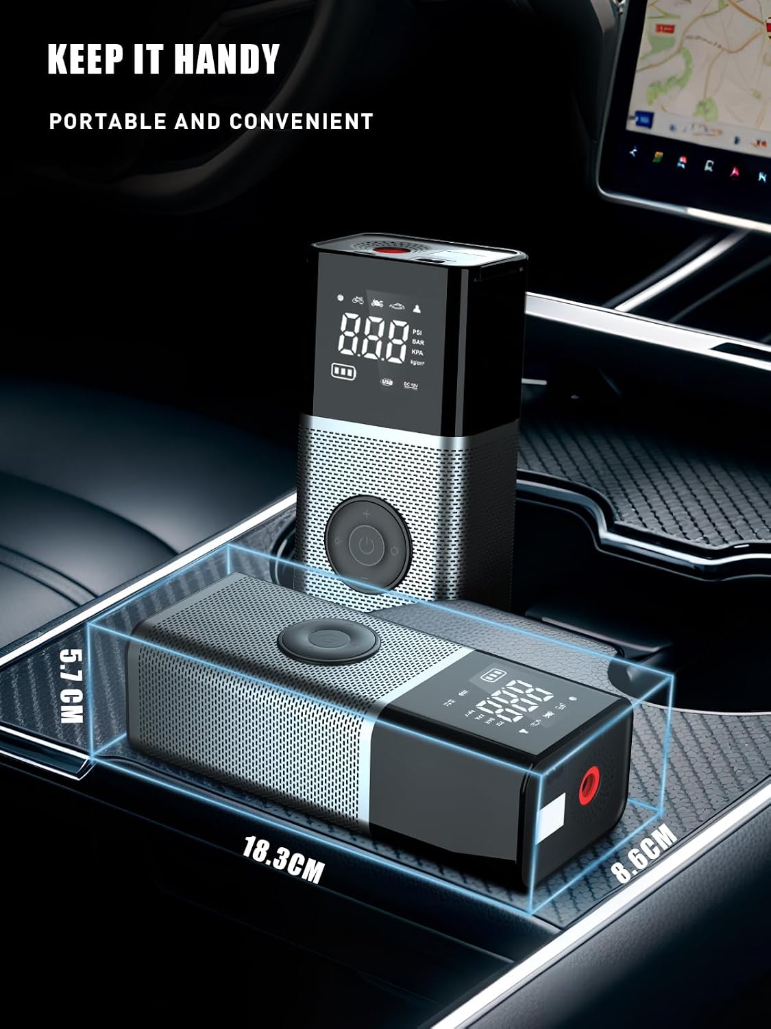 Thumbnail 4 de OneAmg Mini Compresor 6000mAh 150 PSI