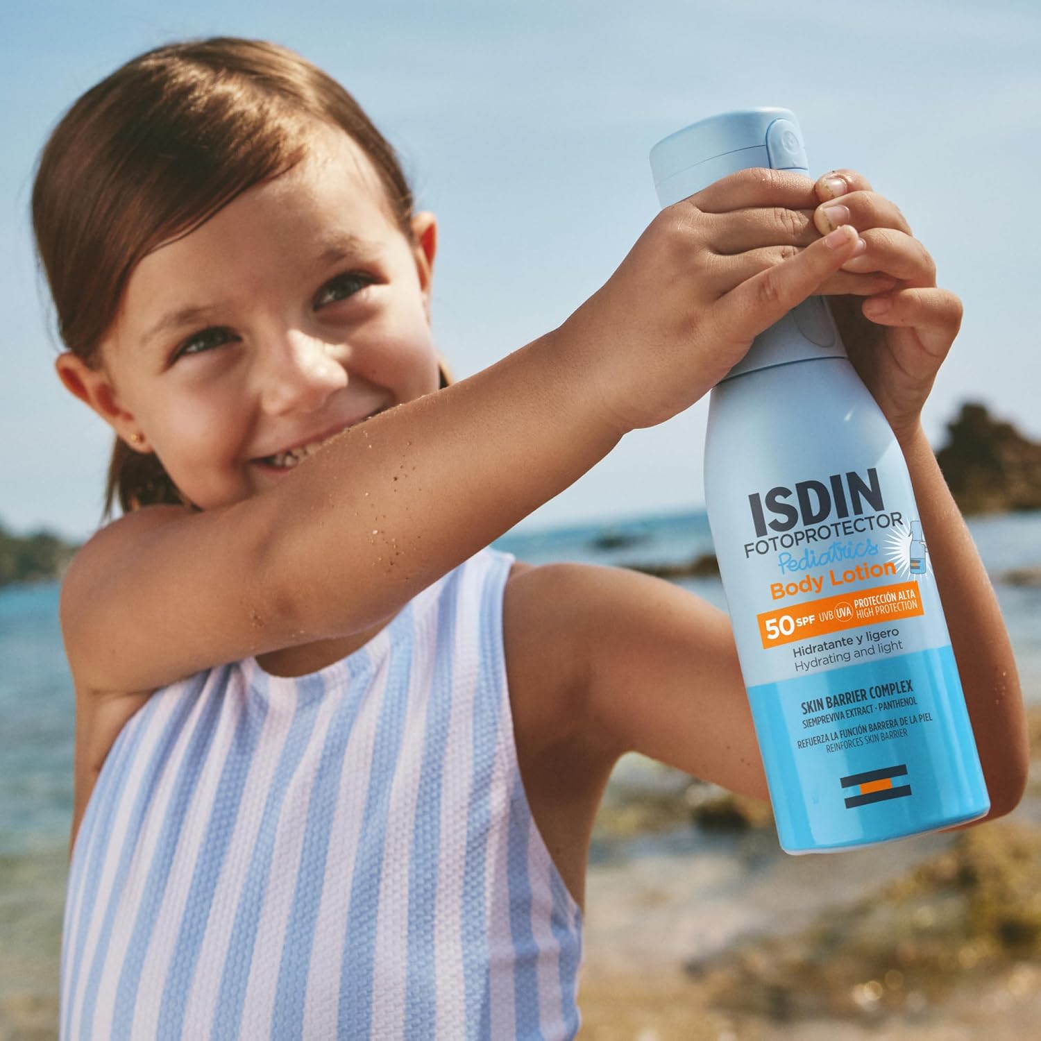 Thumbnail 1 de ISDIN Fotoprotector Pediatrics SPF50 Body Lotion – Protección ligera y eficaz para la piel de niños (a partir de 6 meses), 250 ml