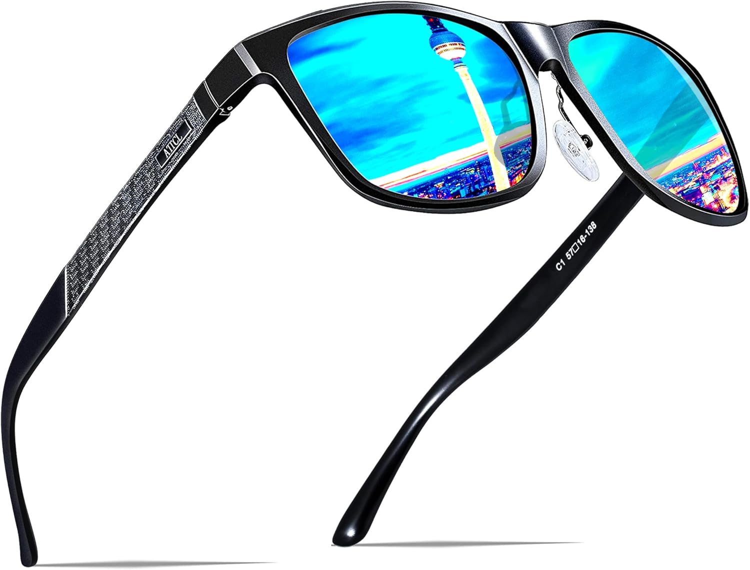 Detalle de ATTCL Polarisierte Fahren Sonnenbrille UV400 CAT 3
