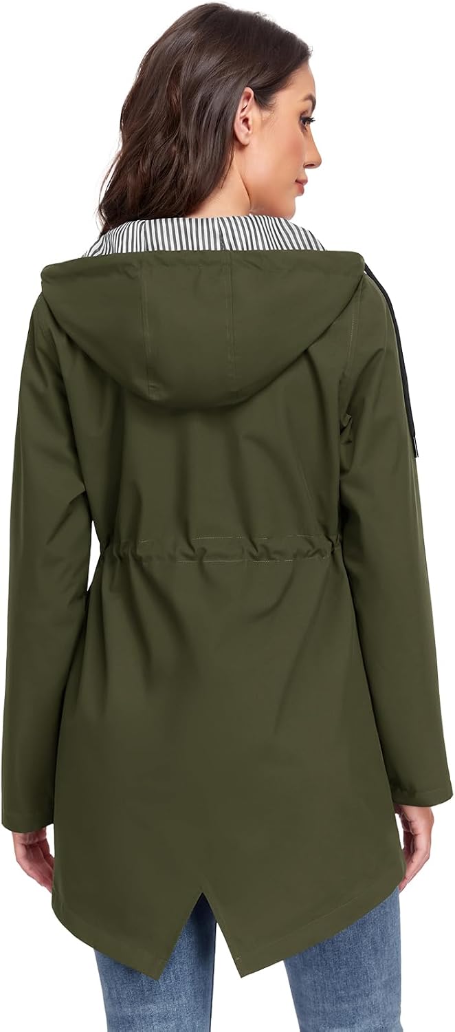 Detalle 2 de Yuson Girl Women's Lightweight Transition Coat: A Practical Spring Windbreaker