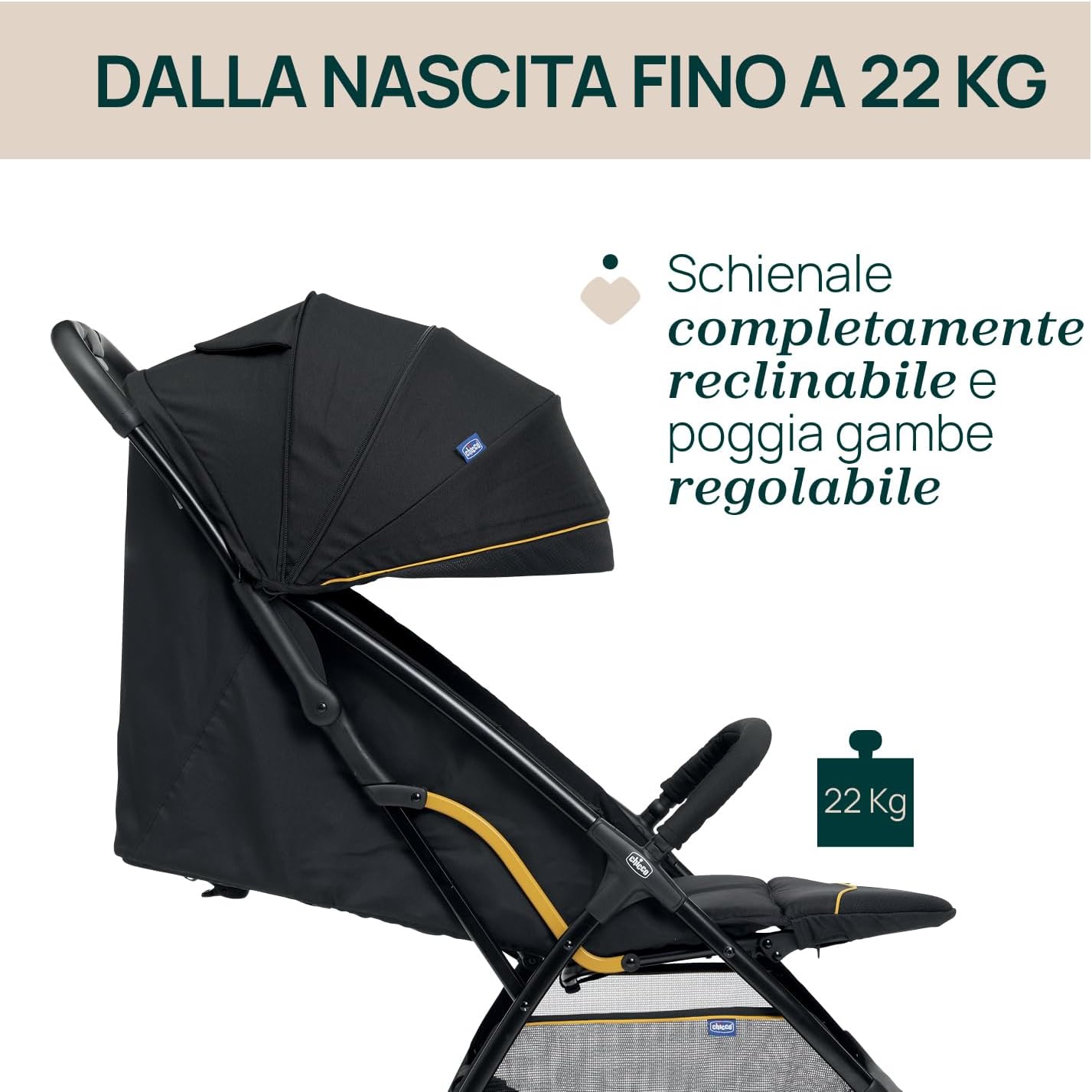 Thumbnail 5 de Chicco Glee Passeggino leggero fino a 22 kg