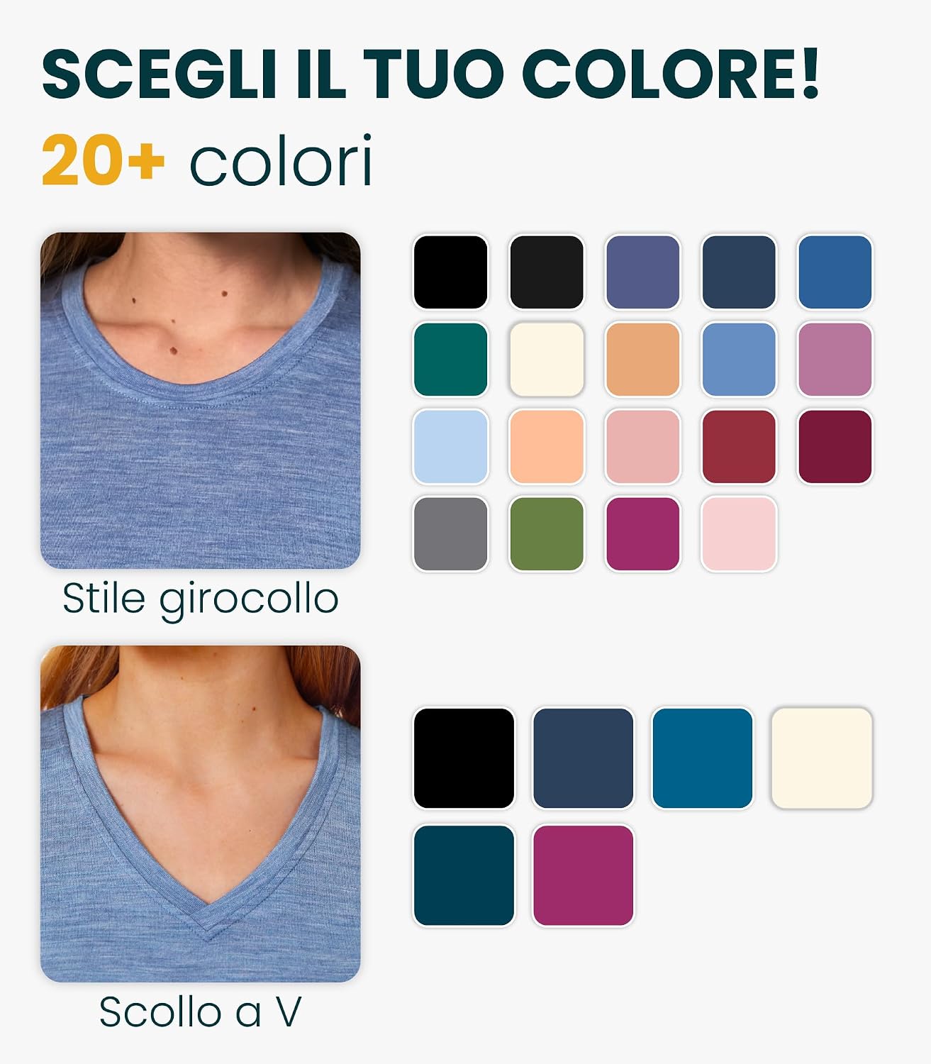 Detalle de Merino.tech Maglietta Donna Merino 165