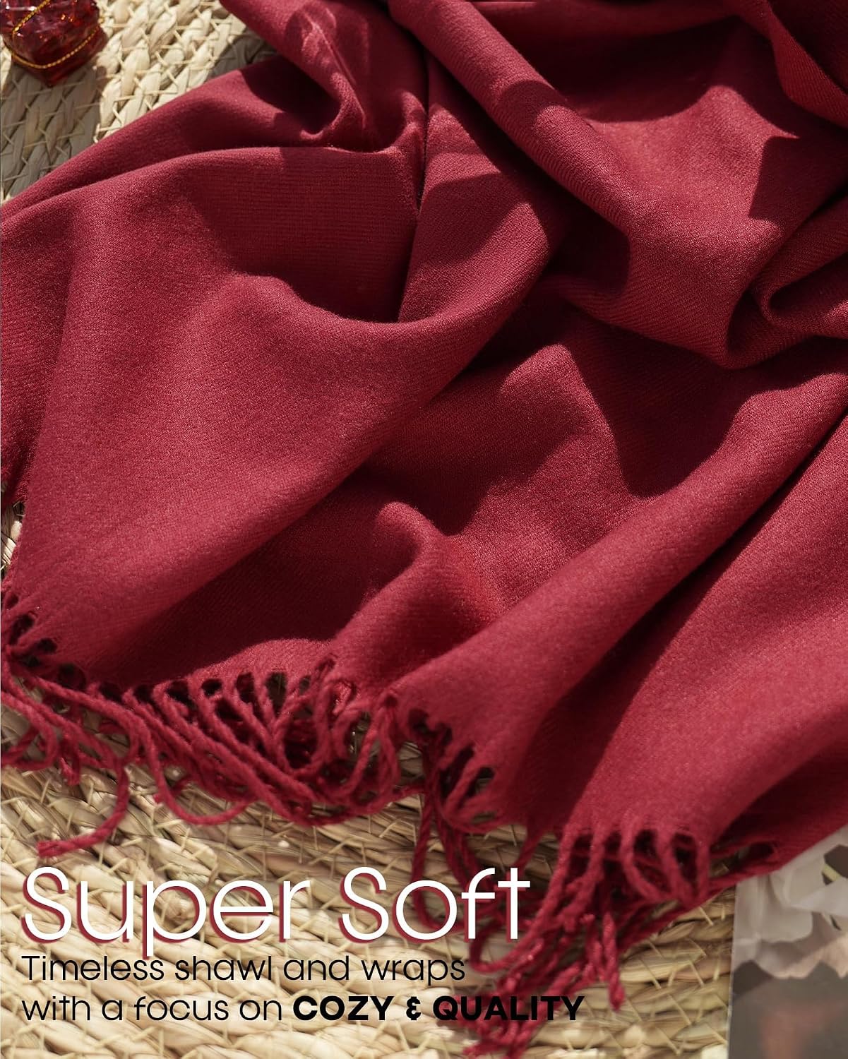 Thumbnail 5 de FURTALK Shawl Wrap, 25.6 × 76.8 Inches