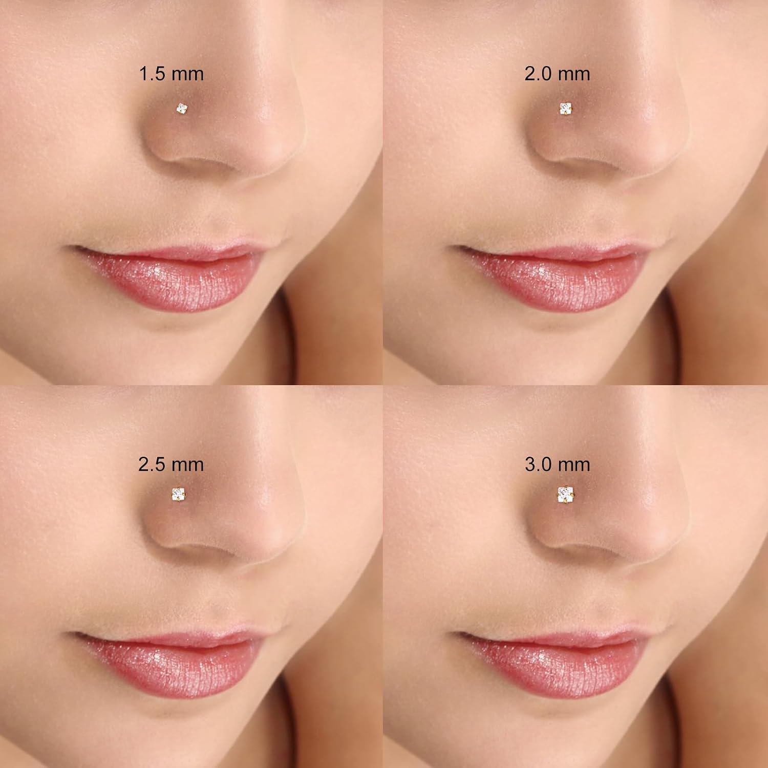 Detalle 1 de XoCiuKe Nose Studs 20G