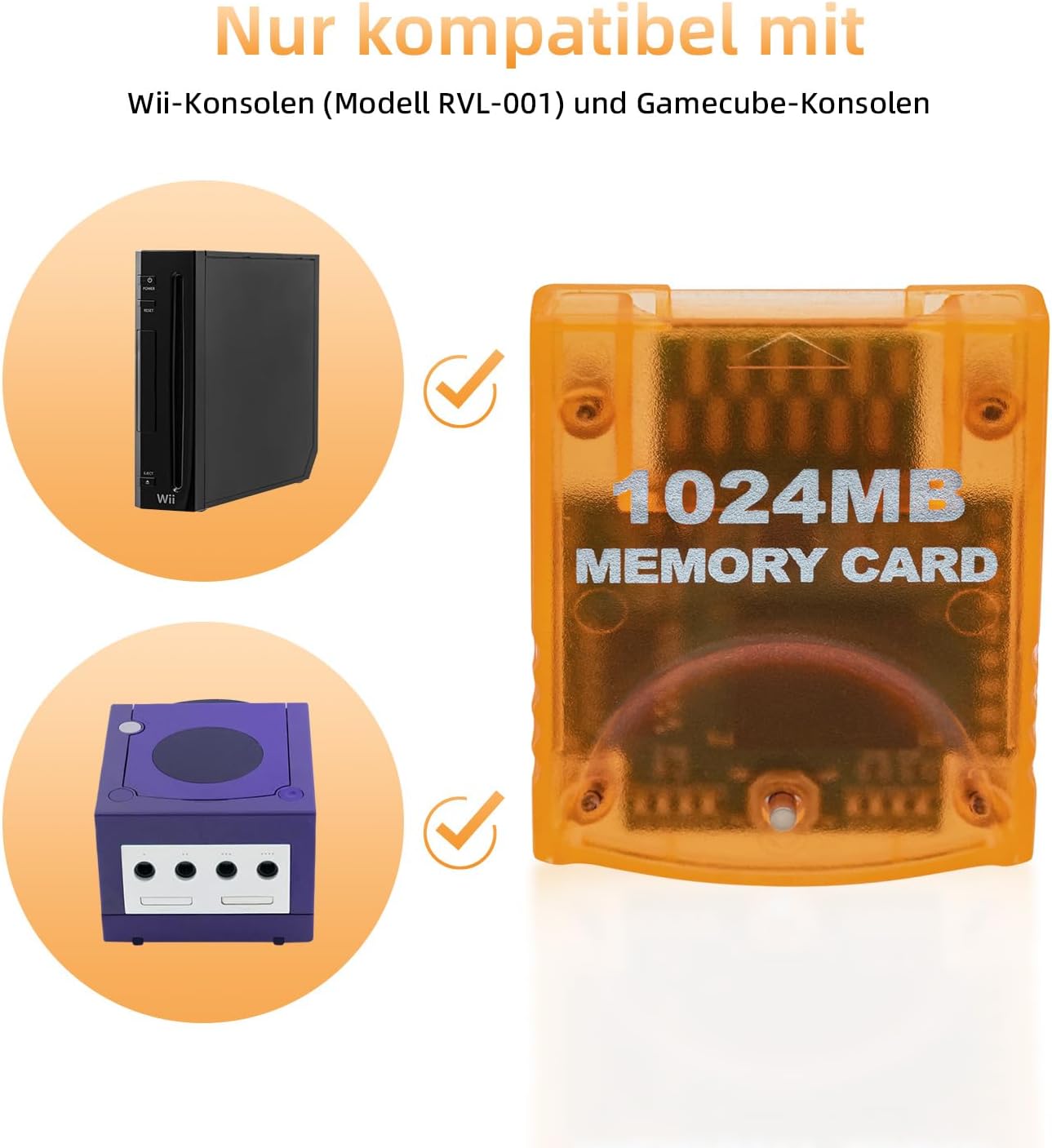 Thumbnail 5 de Tolesum Tolesum 1024MB GameCube Speicherkarte