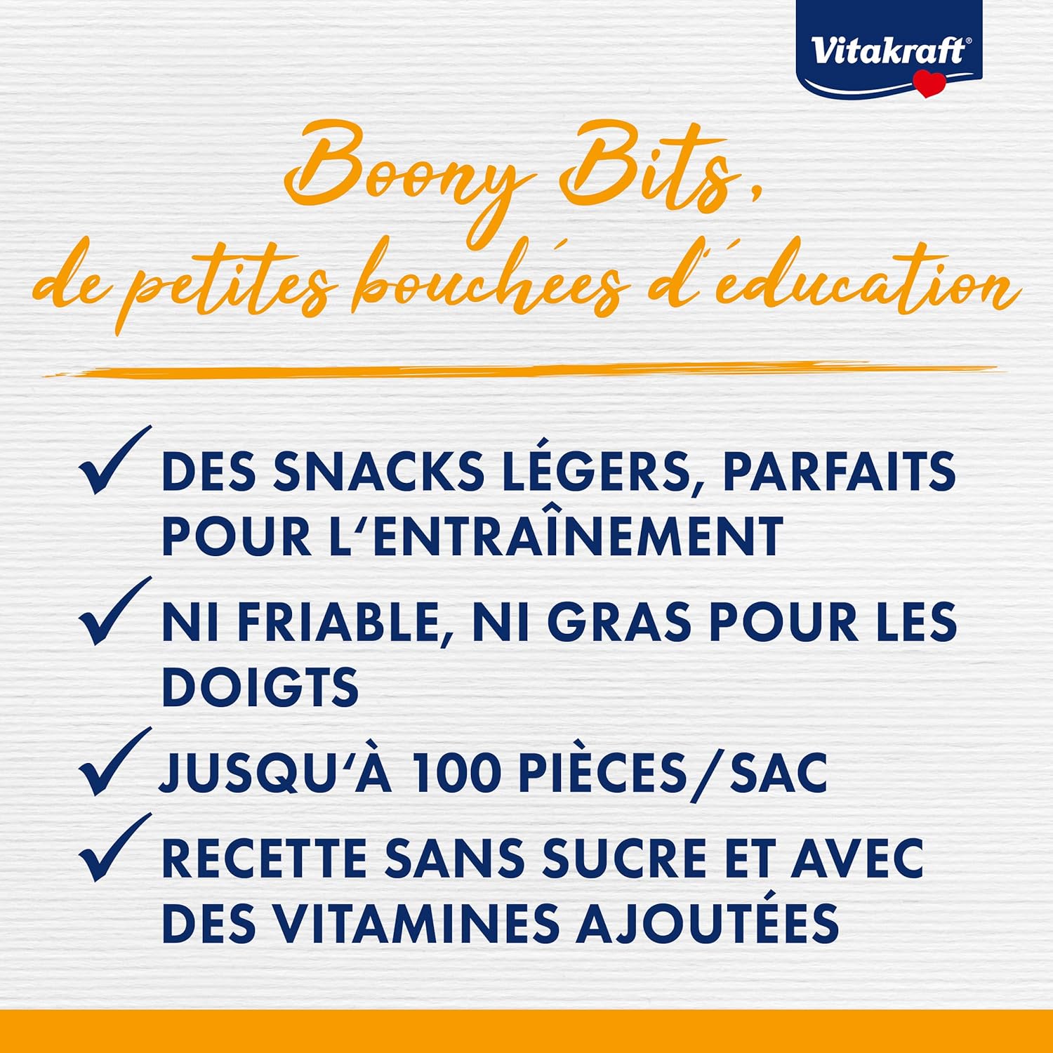 Detalle de VITAKRAFT Boony Bits S – Friandises d’éducation pour chiens de petite taille (volaille), 6x55 g