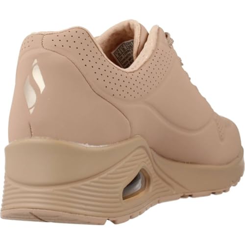 Thumbnail 2 de Skechers Damen Uno Stand On Air Trainers – Sand Durabuck/Mesh, Größe 35 EU