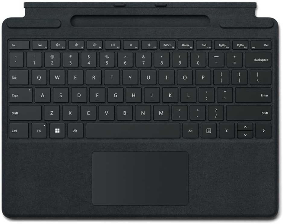 Thumbnail 2 de Microsoft Signature Keyboard in Platin für Surface Pro 8/9/X – ergonomisches Tastatur-Setup