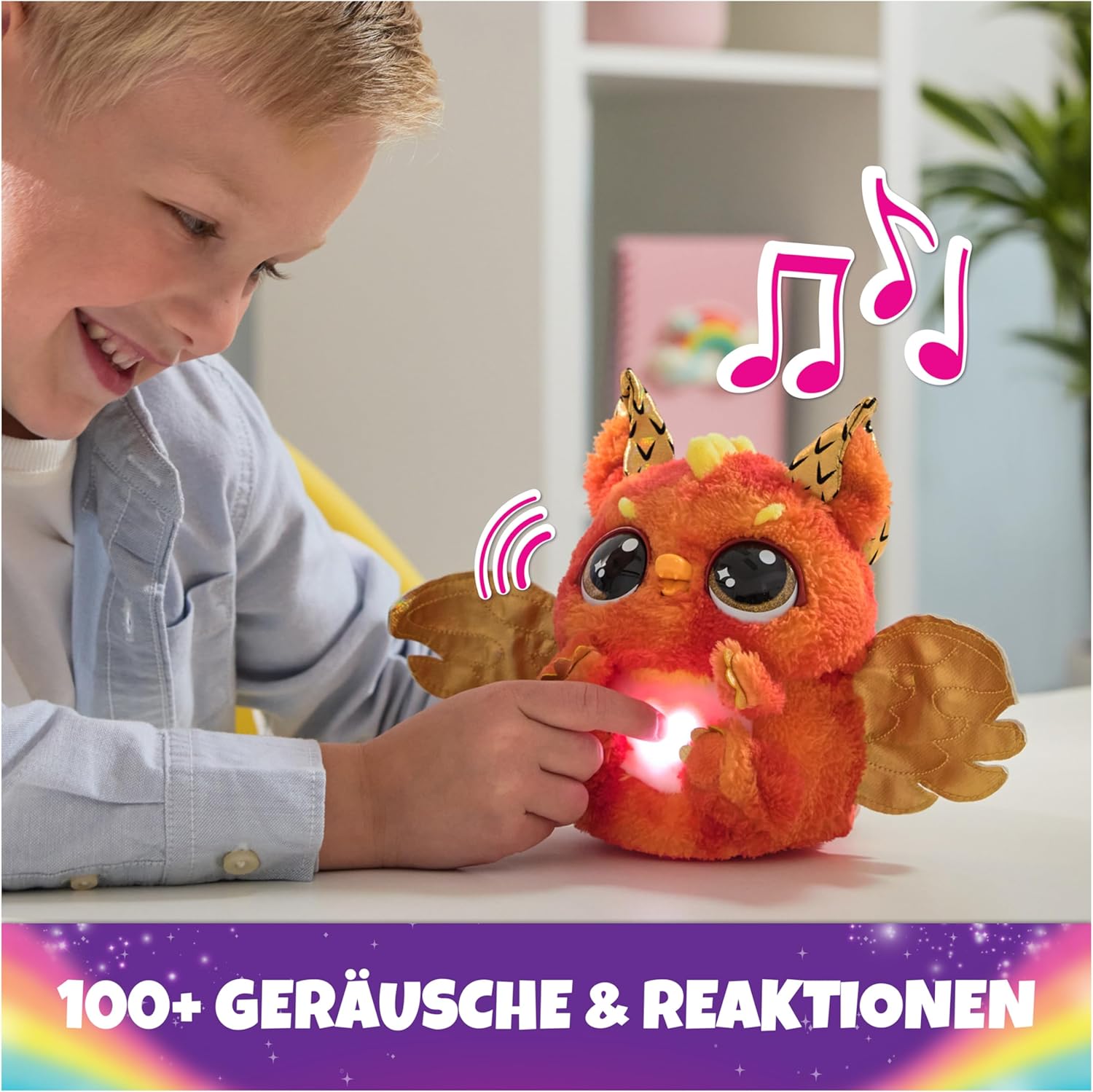 Thumbnail 5 de Hatchimals Alive Mystery Ei Draggle – magisches selbstschlüpfendes Ei ca. 25 cm, interaktives Überraschungs-Plüschtier ab 5 Jahren