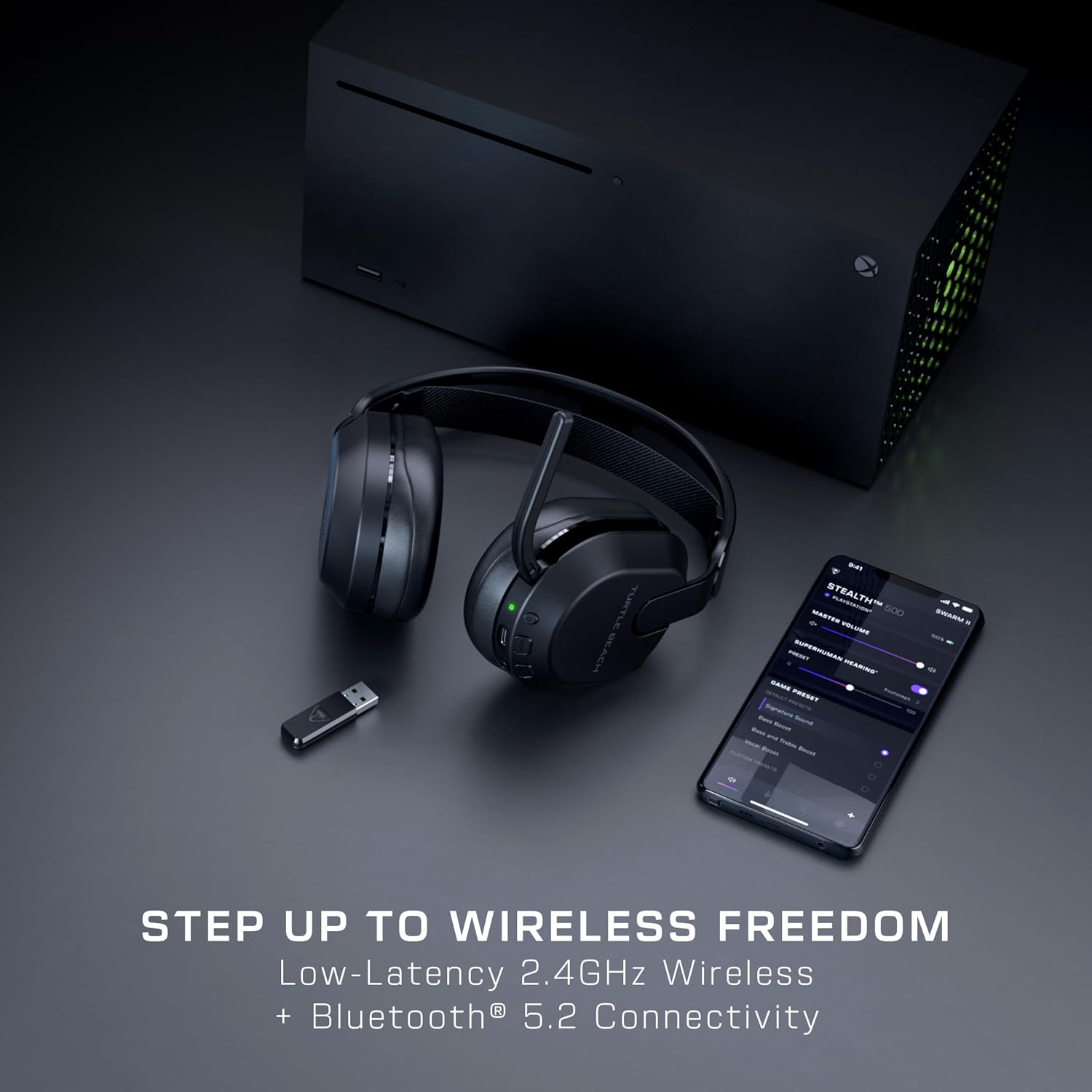 Thumbnail 1 de Turtle Beach Stealth 500 Black: Wireless Xbox Headset with 40-Hour Battery