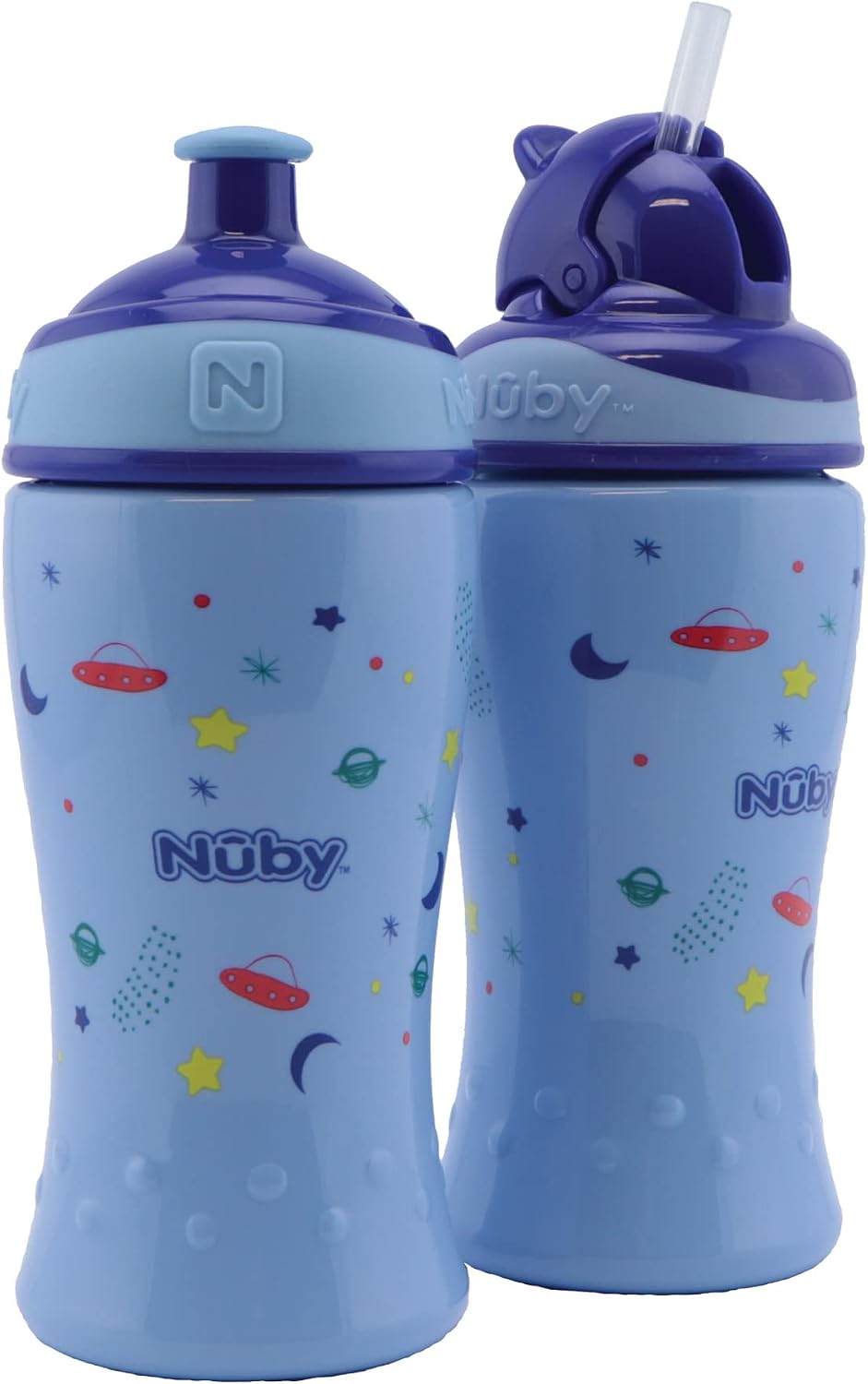 Thumbnail 4 de Nuby 2 Pack Bottiglie 360 ml rosa