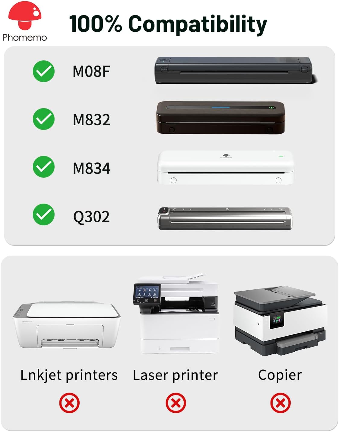 Thumbnail 3 de Phomemo M08F A4 Thermal Paper 100 Sheets