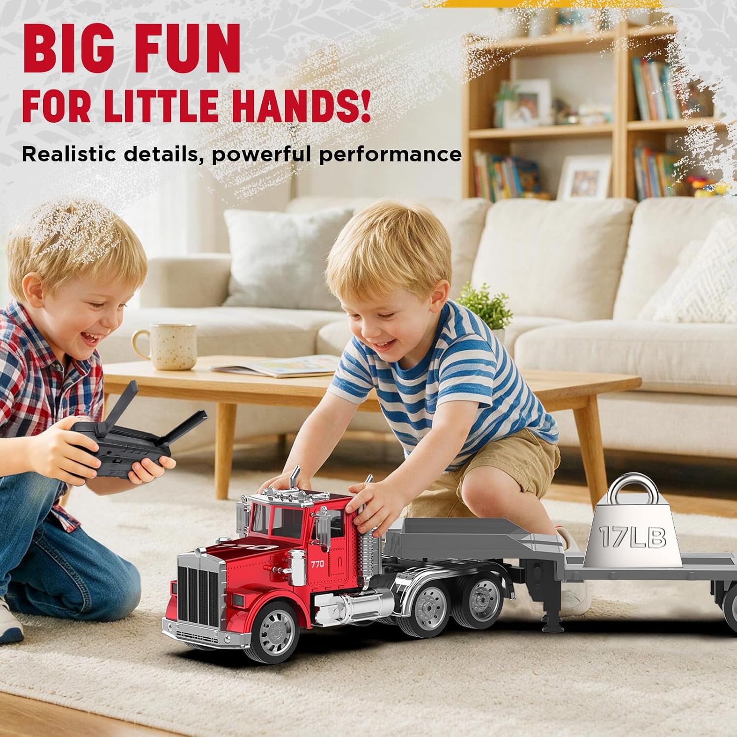 Detalle de KIDMARKT RC Semi-Trailer Truck 39.6-Inch