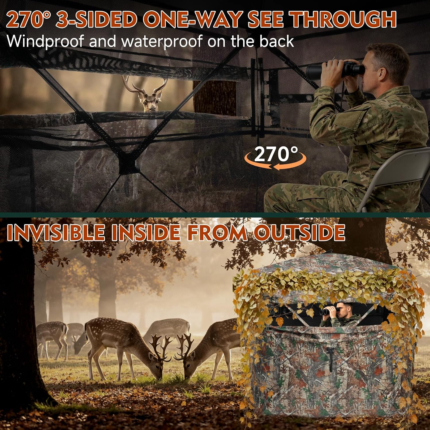 Thumbnail 1 de DUEYAGO Hunting Blind for 2–4 People