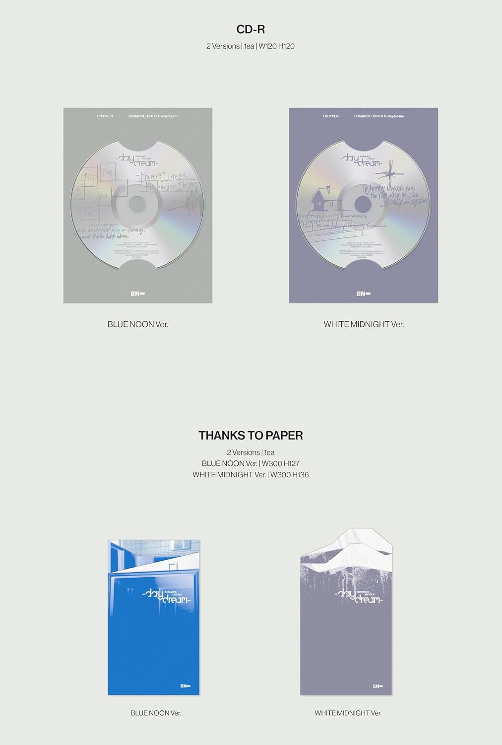 Thumbnail 4 de ENHYPEN ROMANCE : UNTOLD -daydream- Korean Edition Audio CD