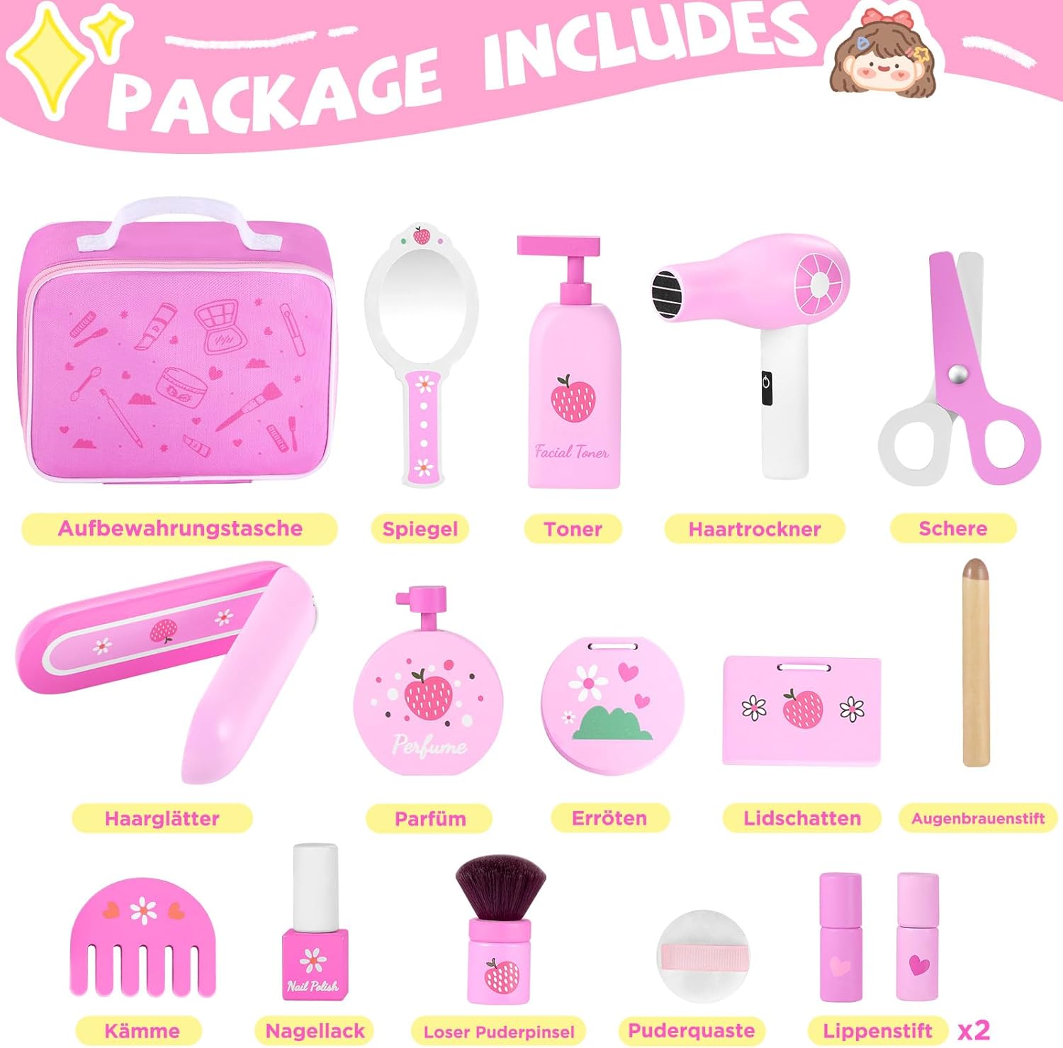 Thumbnail 6 de GAGAKU Set de Maquillaje Infantil de Madera 🎨