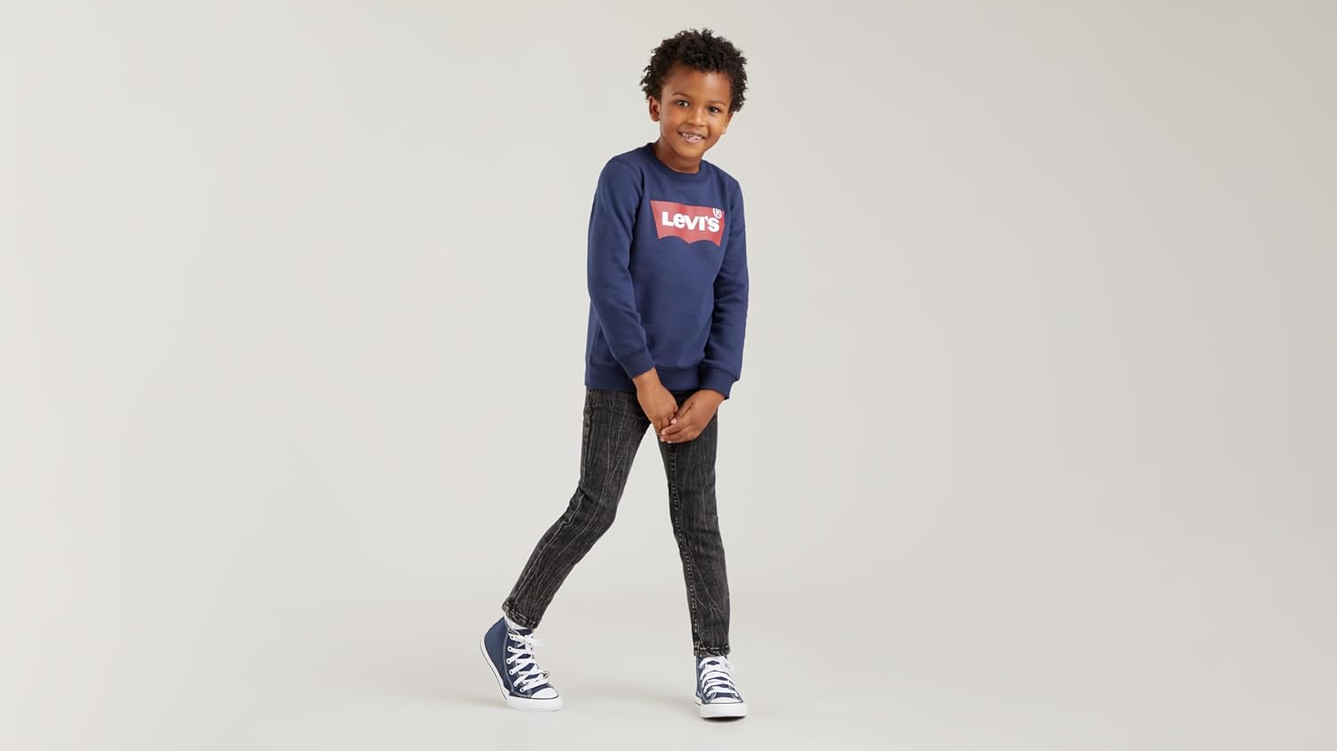 Detalle 2 de Levi's Lvb Batwing Sweatshirt Garçon