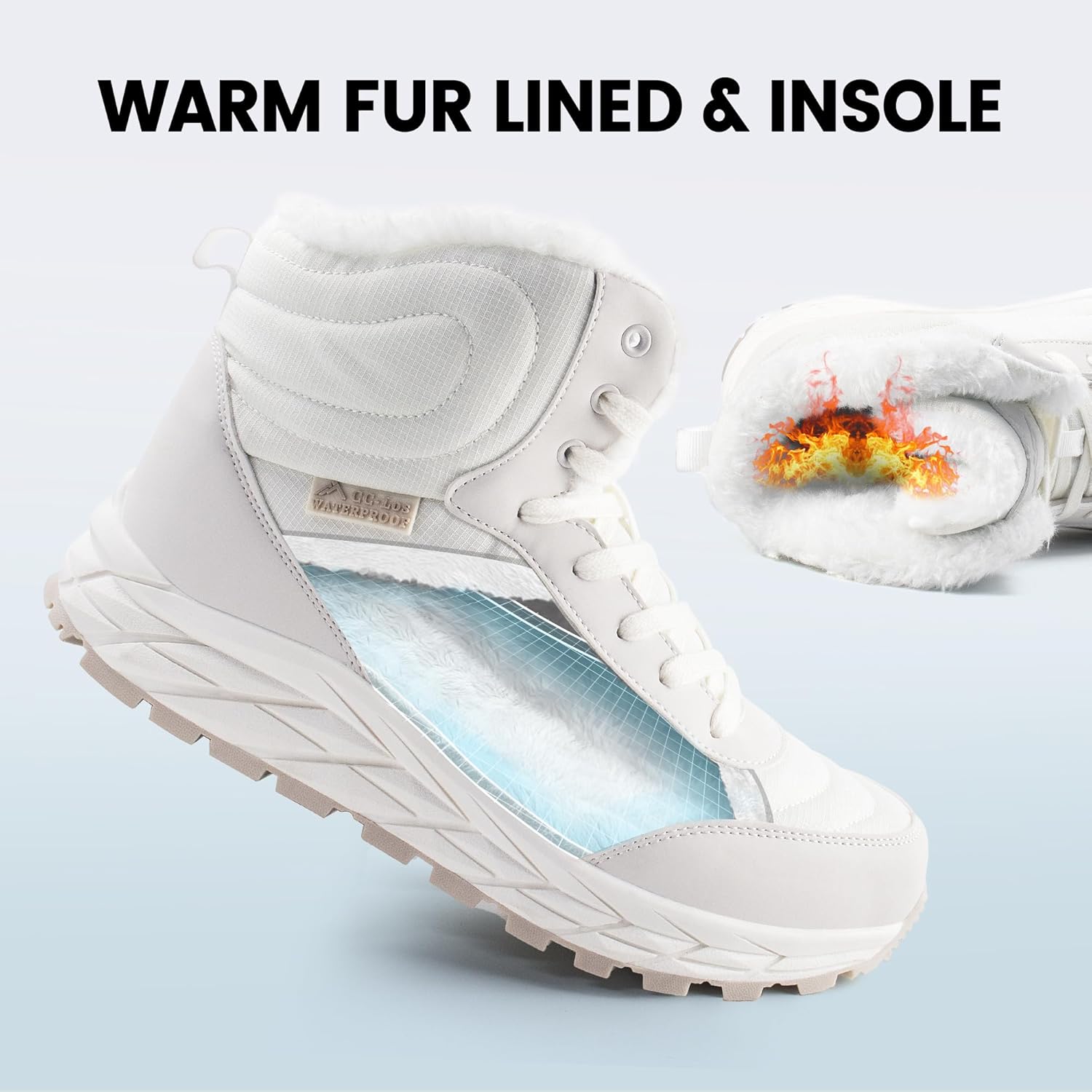 Thumbnail 3 de CC-Los Women's Waterproof Winter Walk Boots | Lightweight Hiking Snow Warm Boot