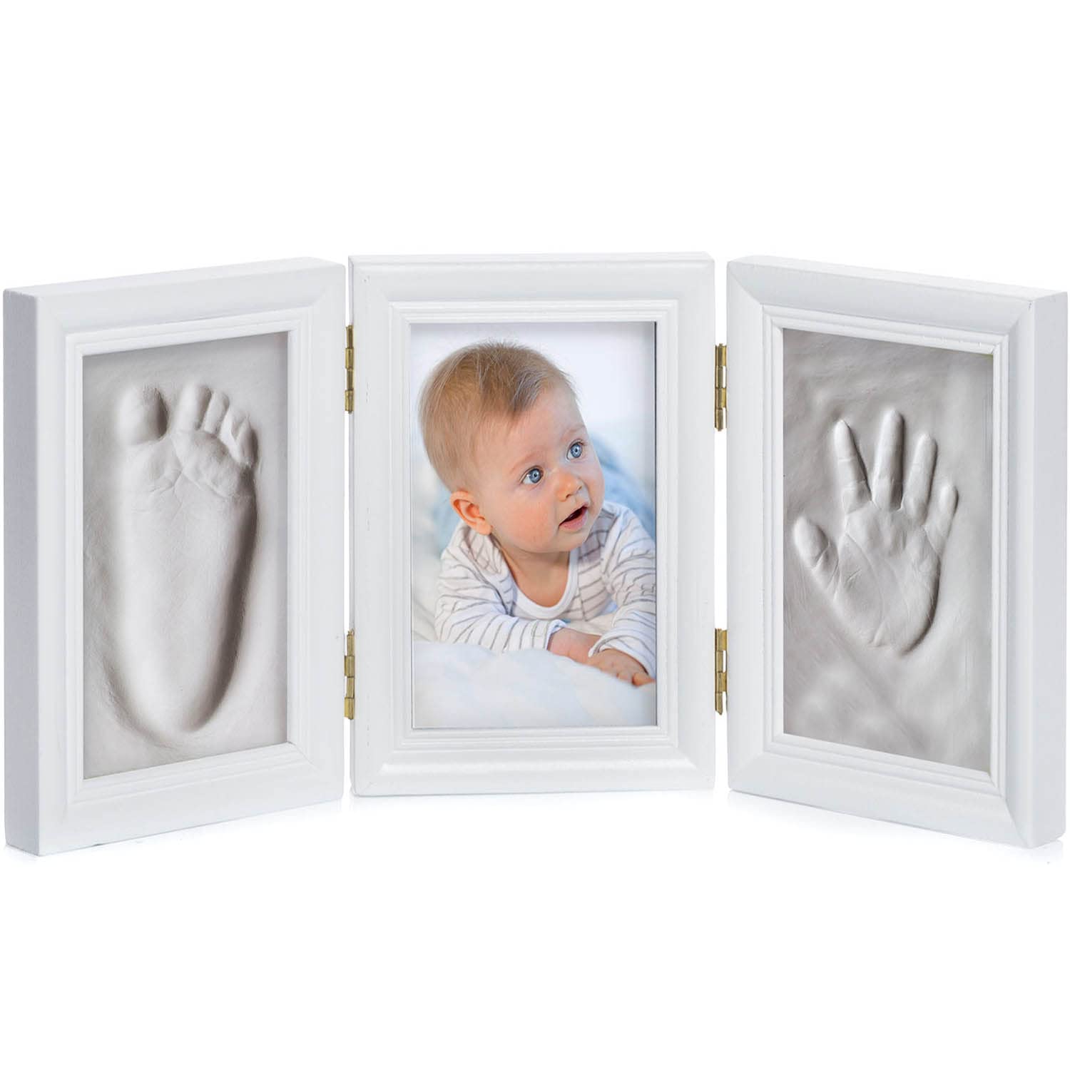 Detalle 2 de all Kids United Baby Abdruck-Set Bilderrahmen