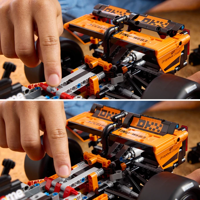 Thumbnail 11 de LEGO Technic McLaren MCL39 F1 Rennwagen 42228 – Ausstellungsmodell mit 1.675 Teilen