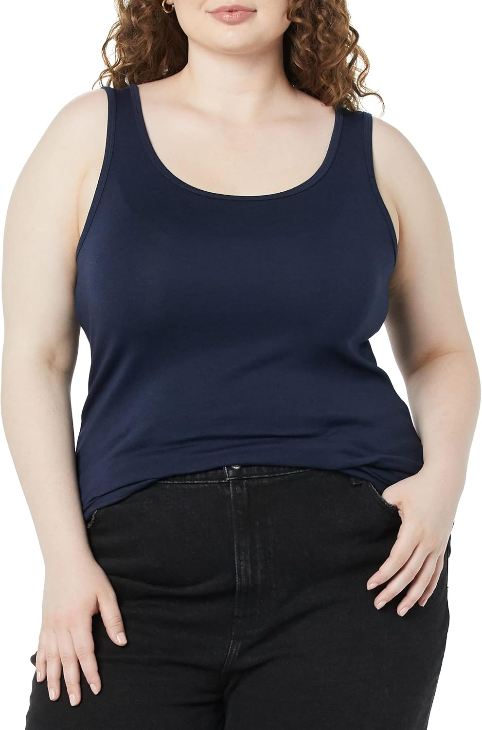 Thumbnail 1 de Amazon Essentials Damen Tank Top aus Baumwolle-Modal in Großen Größen – Slim Fit, Multi-Packs
