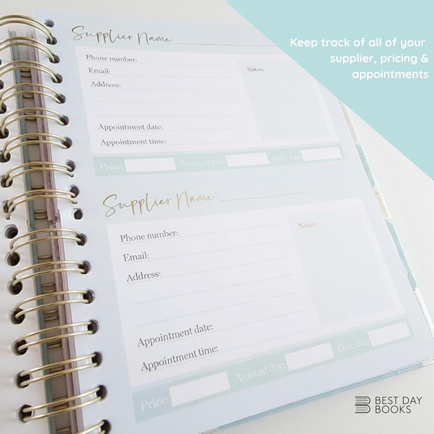 Thumbnail 5 de Wedding Planner Book 130 Guests