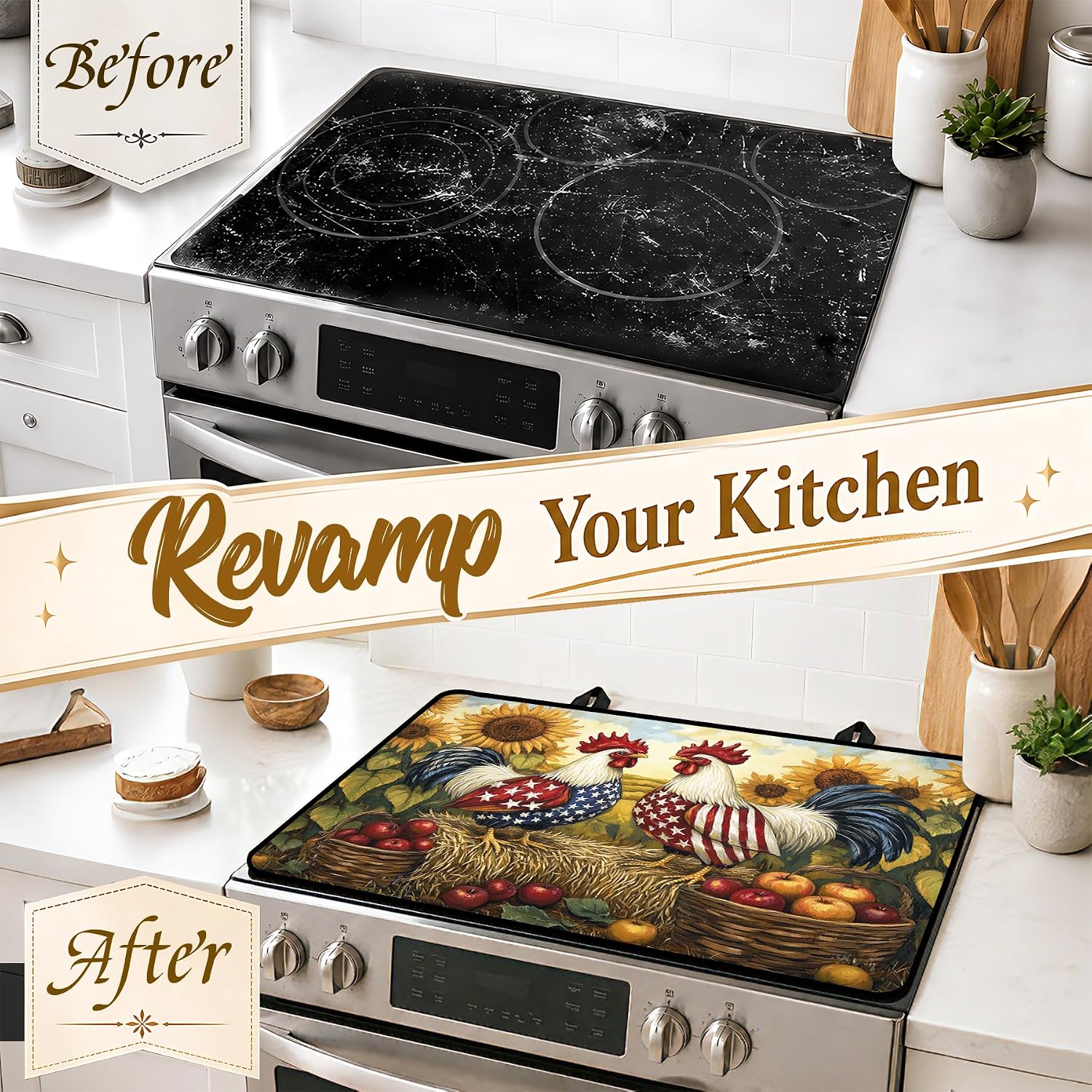 Thumbnail 3 de Electric Stove Top Cover 28 x 20 Inches