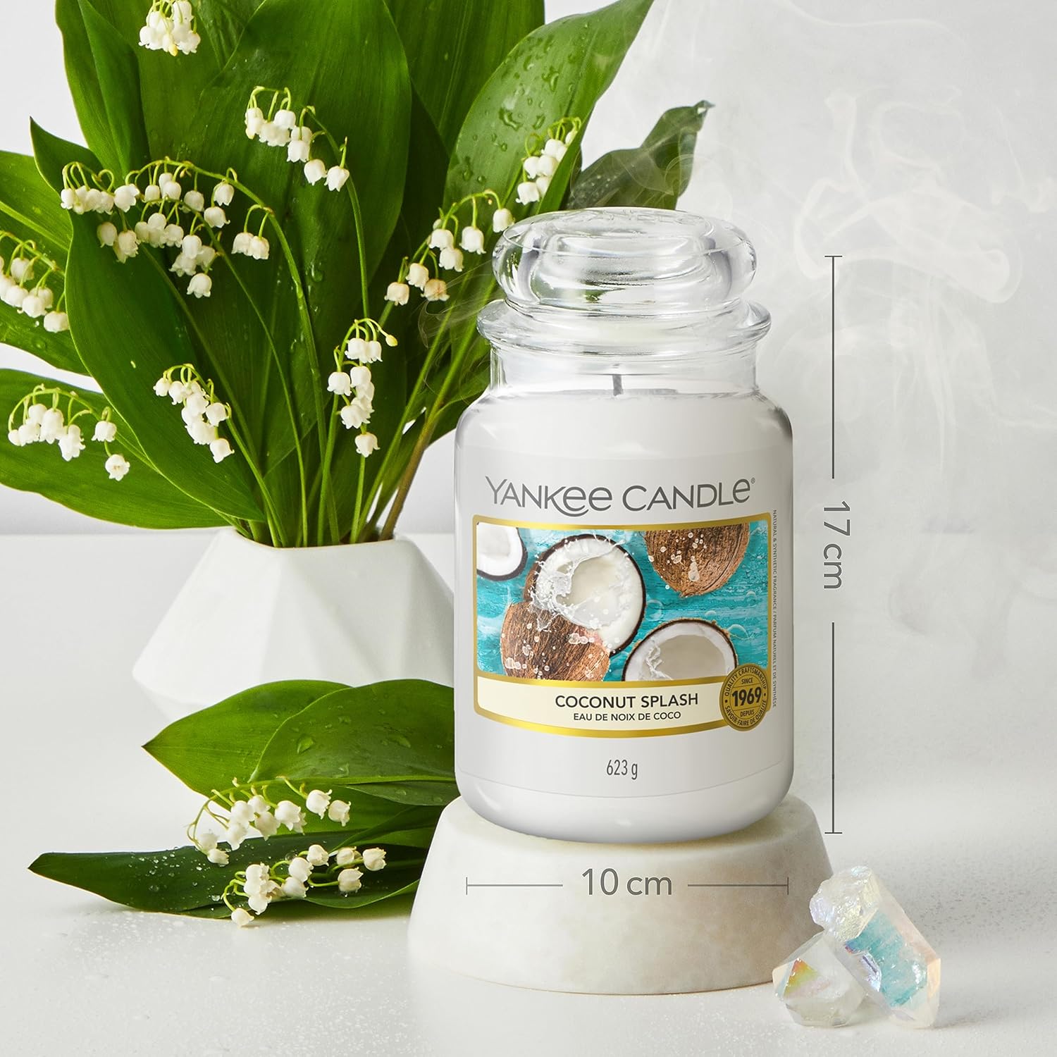 Thumbnail 3 de Yankee Candle Candela profumata in giara grande – Latte di cocco