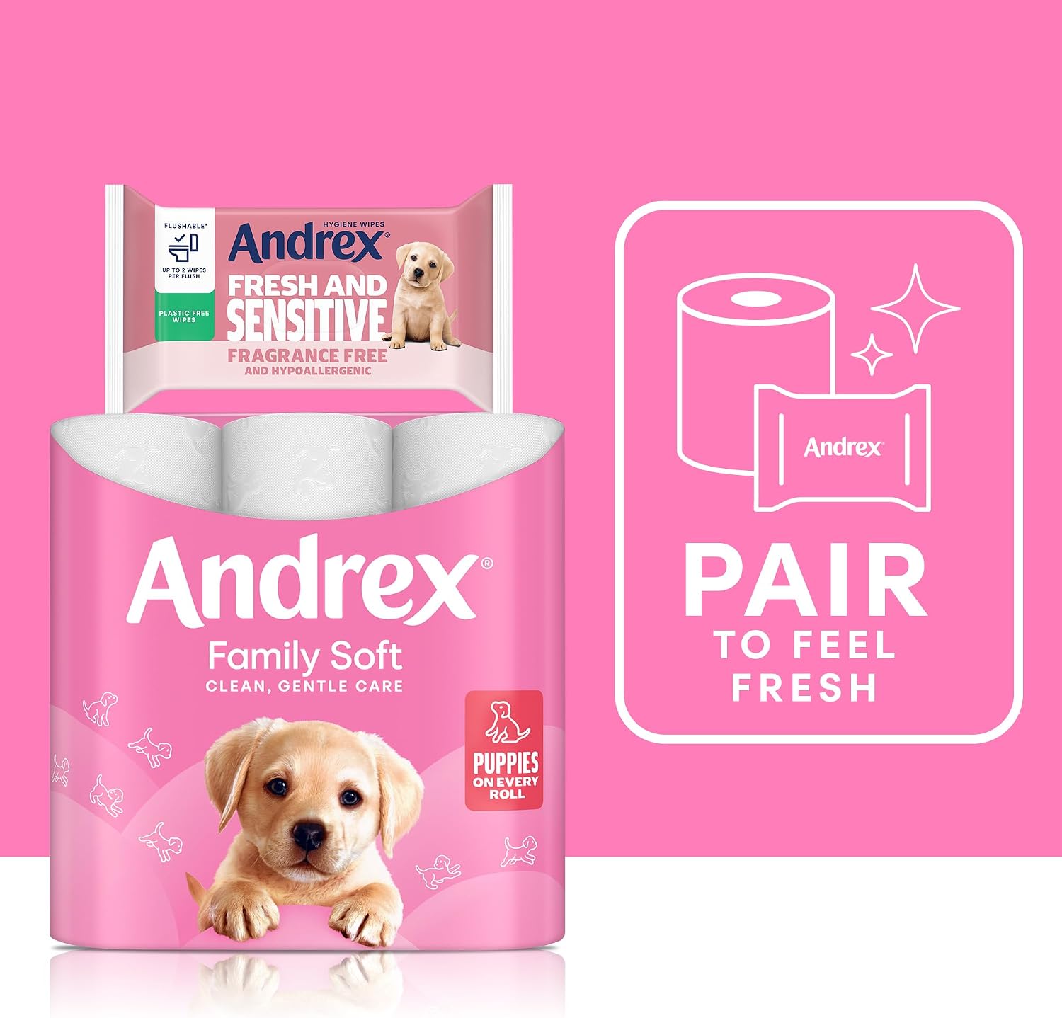 Thumbnail 3 de Andrex Family Soft Toilet Roll — 72 Rolls, Fragrance Free, FSC Certified
