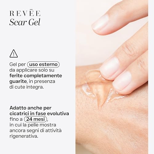 Thumbnail 6 de REVÉE Scar Gel 20g: Gel a 100% silicone per cicatrici chirurgiche e traumi