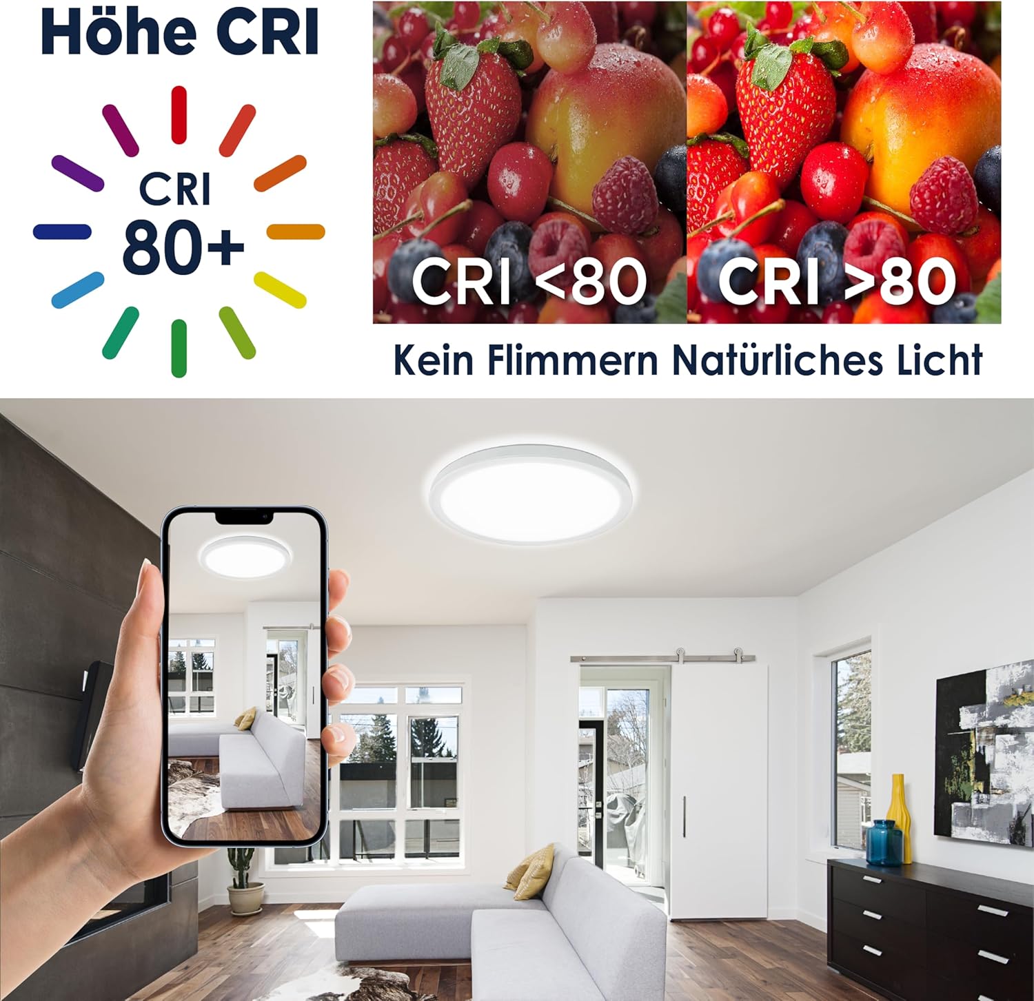 Thumbnail 4 de BestLuz LED Deckenleuchte 18 W 3600 lm