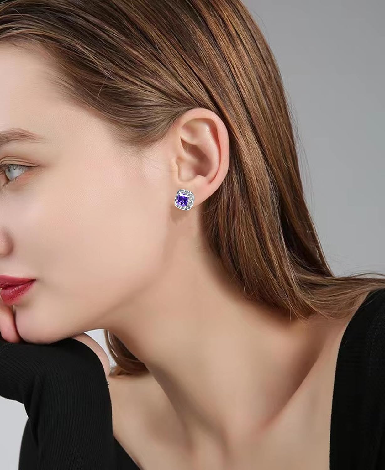 Detalle 2 de VONSSY Edelstein Ohrstecker 1,00 Karat