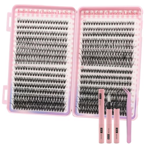 Detalle de VEGCOO 640 Ciuffetti Ciglia Finte Extension: Kit DIY 8–16 mm per Principianti