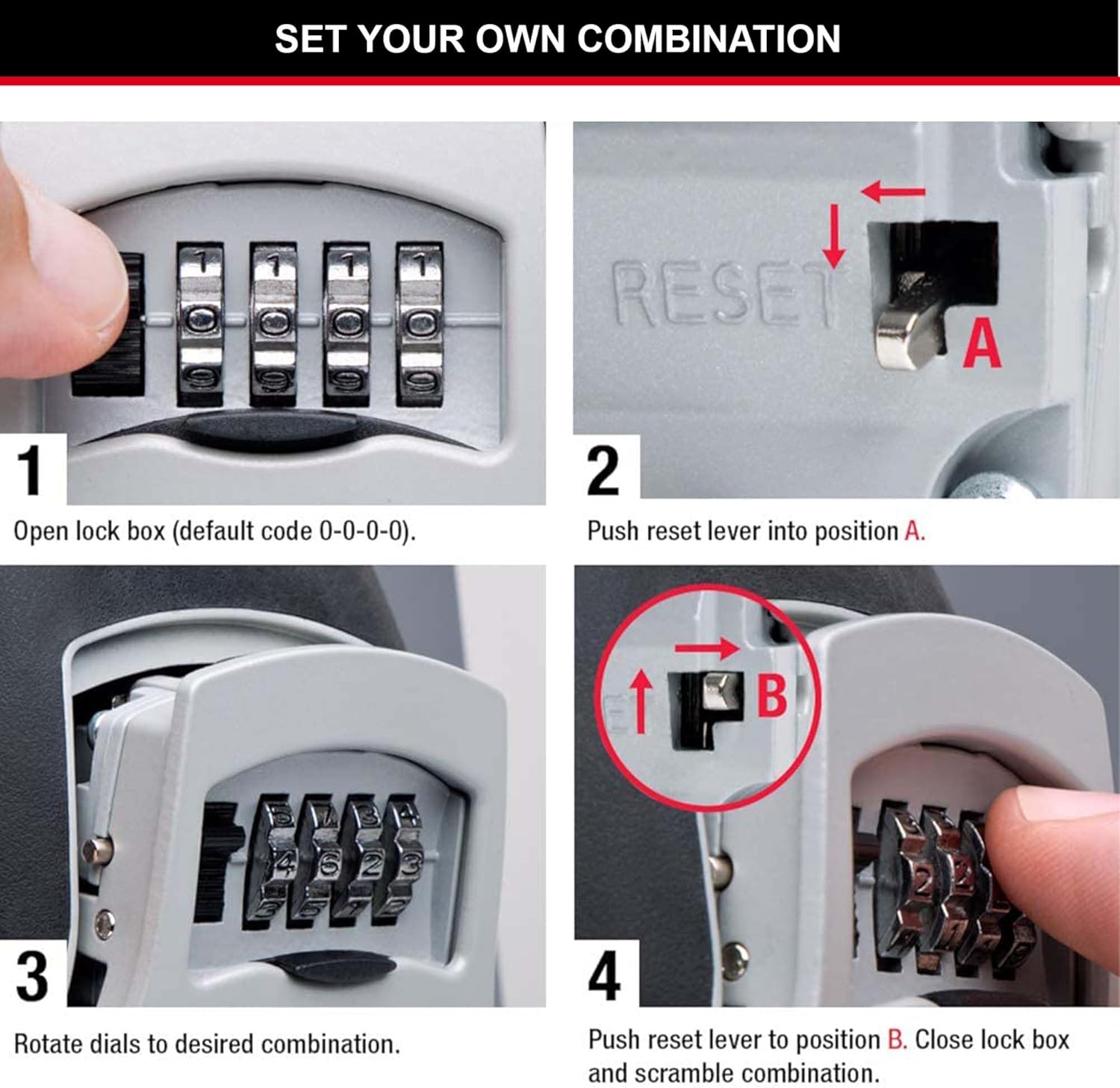 Thumbnail 6 de Master Lock 5403EURD – Cassetta di Sicurezza per Chiavi Extra Large, montaggio a parete