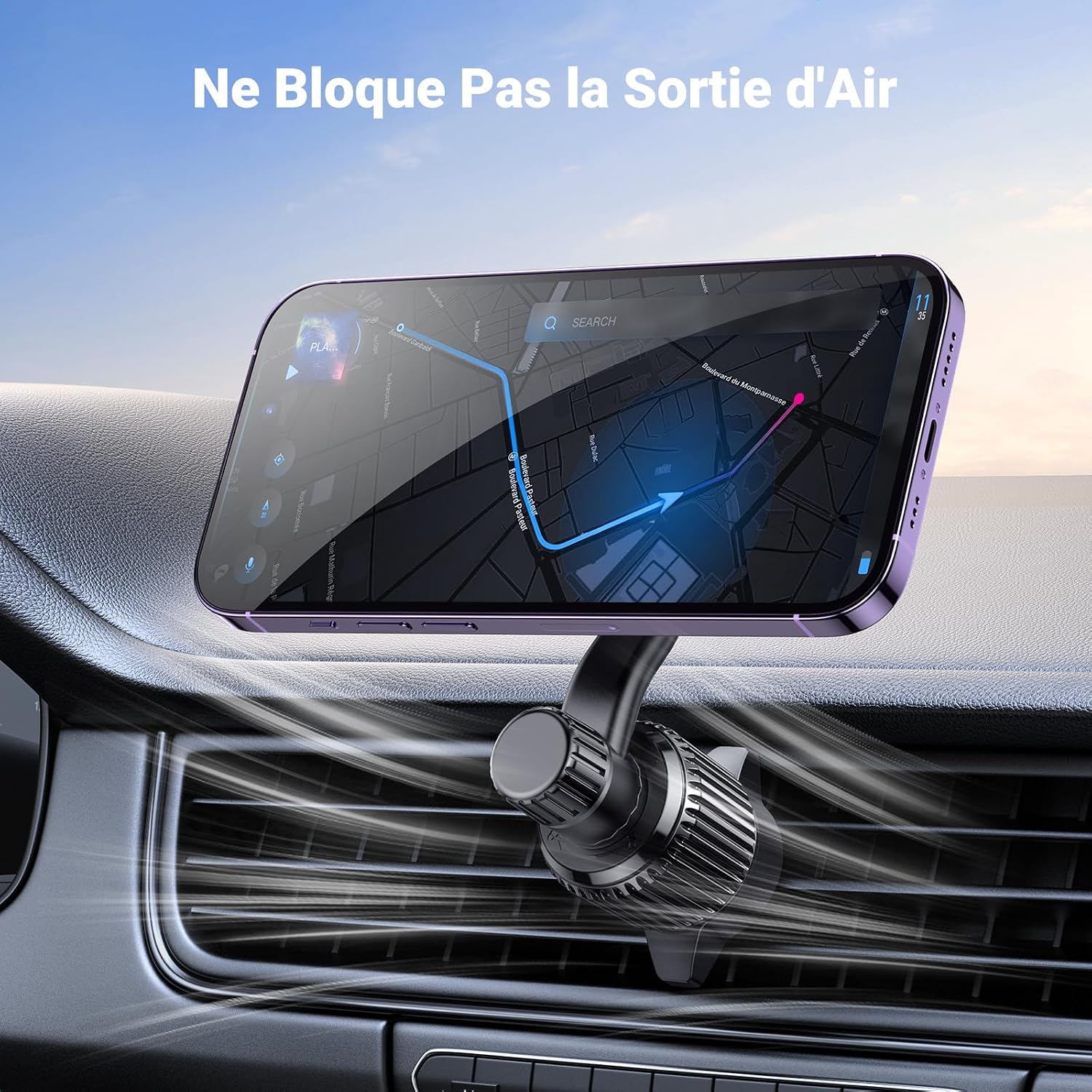 Thumbnail 1 de UGREEN Support MagSafe voiture pour iPhone 17 Pro Max