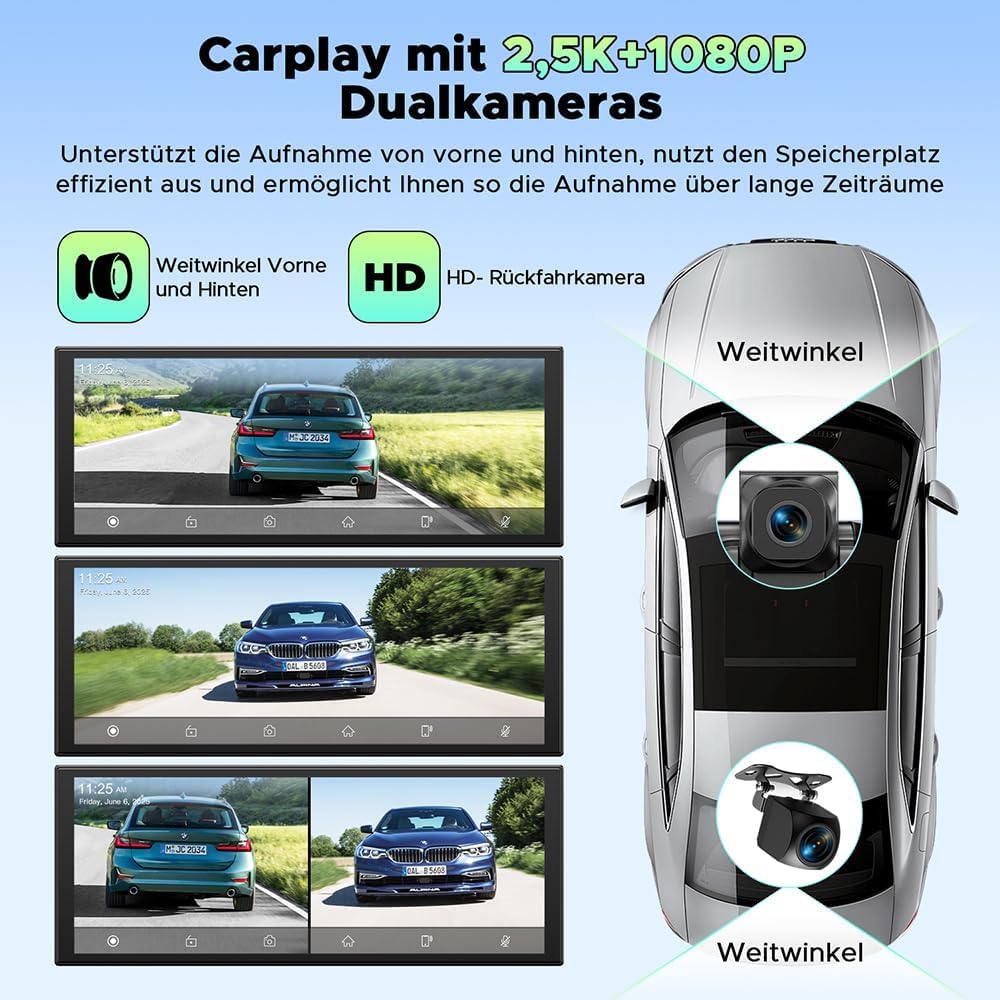 Detalle 2 de LAMTTO Wireless CarPlay Android Auto 10.25-inch display