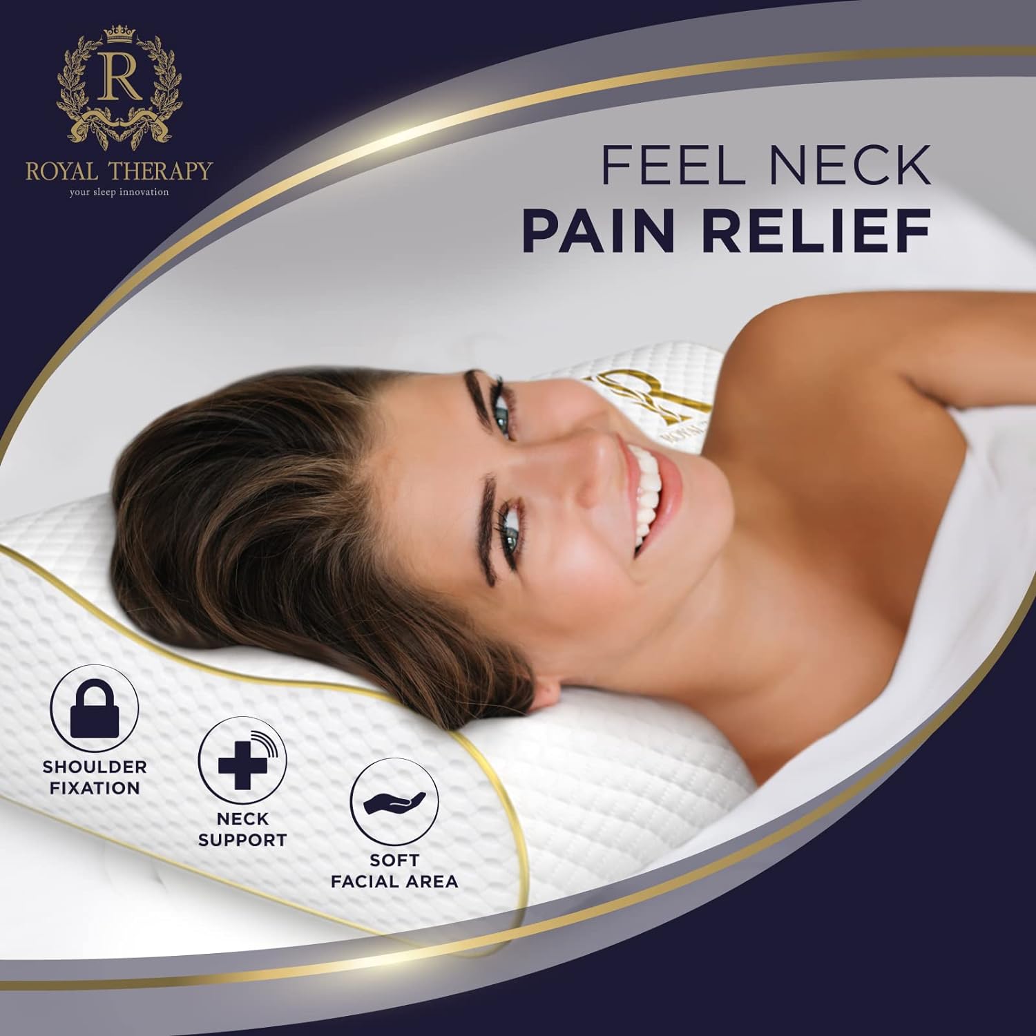 Thumbnail 2 de Royal Therapy Memory Foam Pillow Queen