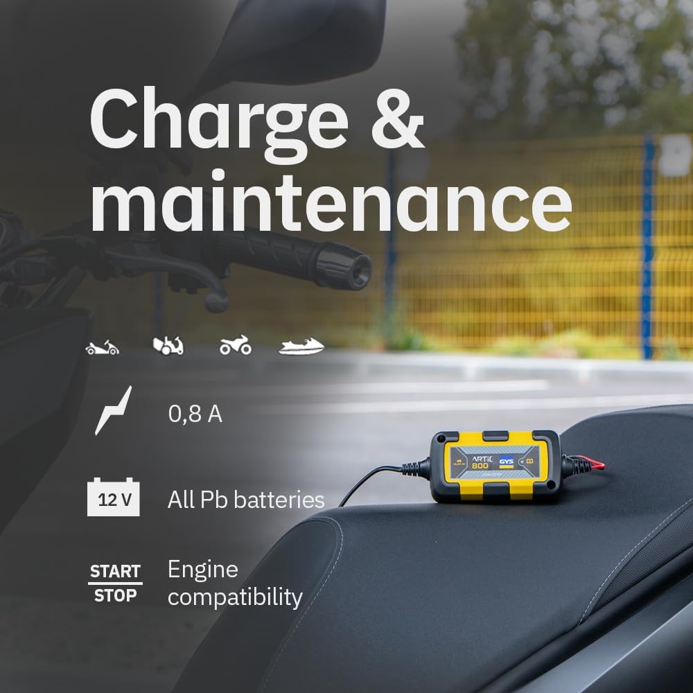 Thumbnail 1 de GYS Artic 800 – chargeur inverter pour batterie, avec pinces et cosses