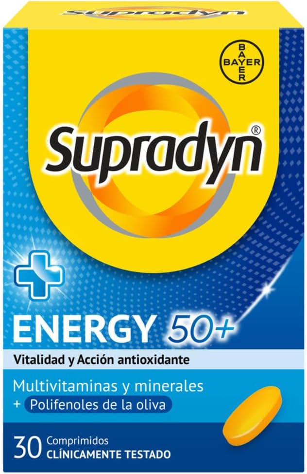 Detalle de Supradyn Energy 50+ 30 comprimidos